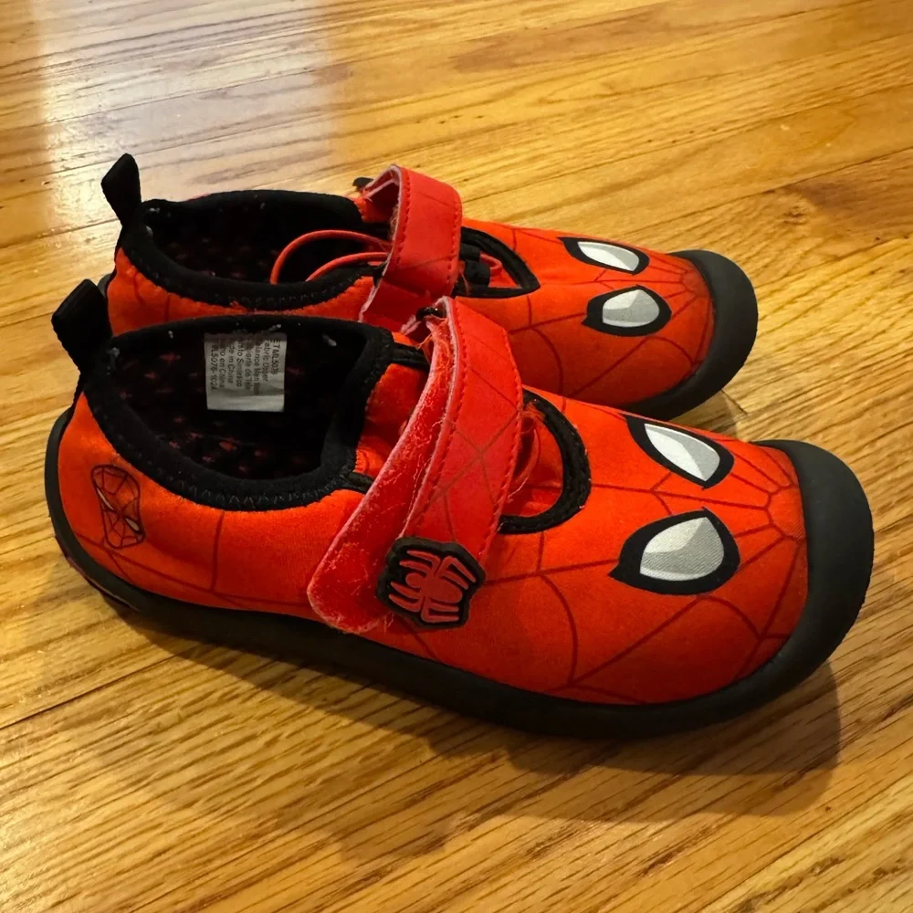 Spiderman & Bluey Swim / Water Shoes Size 11-12 BUNDLE DEAL